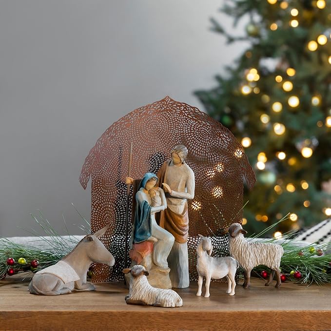 The Holy Family figurine as a small Nativity keepsake display
